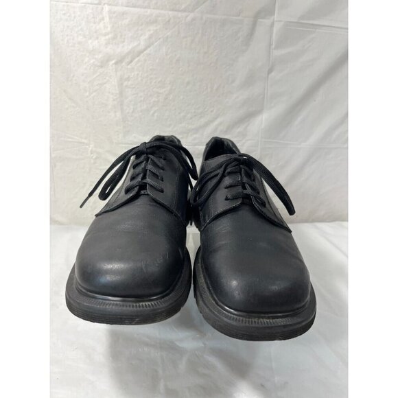 Dr Martens 9258 PLATFORM ENGLAND Black Leather Lace Up Shoes Men\'s SIZE 9 main image 8